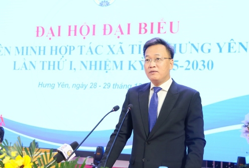 Đại hội đại biểu Liên minh HTX tỉnh Hưng Yên: Tạo thế và lực mới cho kinh tế hợp tác, HTX trong kỷ nguyên vươn mình