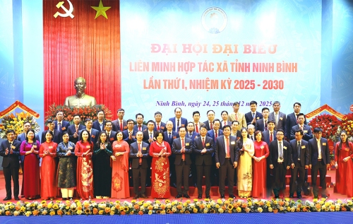 Đại hội đại biểu Liên minh HTX tỉnh Ninh Bình: Biến thách thức thành cơ hội trong thời khắc lịch sử